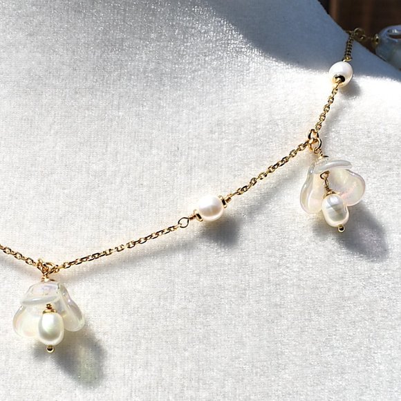 kate spade | painted petal scatter necklace - Picture 7 of 10